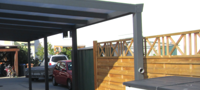 Detailbild Entw&auml;sserung DUROLUX Carports