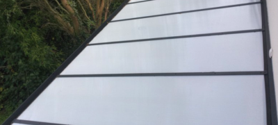 Detailbild Entw&auml;sserung DUROLUX Carports