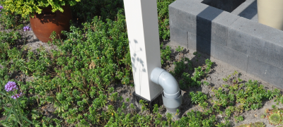 Detailbild Entw&auml;sserung DUROLUX Carports