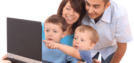 Familie findet Informationen